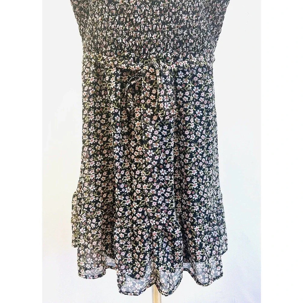 NWT LILY ROSE Junior Sleeveless Pullover V-Neck Lined Floral Skater Dress Sz XXL - Picture 8 of 12